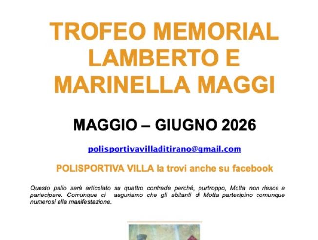 Locandina Palio delle Contrade